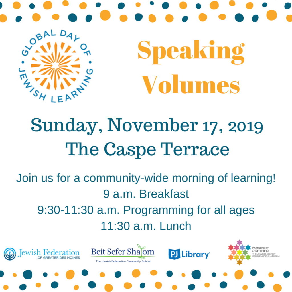 Global Day of Jewish Learning 2019 Jewish Federation of Greater Des